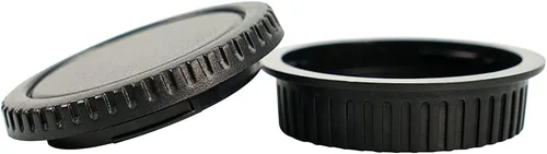 Miniatura 8 de NIYI Juego de 2 unidades, tapa del cuerpo de la cámara y tapa trasera de lente, compatible con Canon EFEF-S Mount DSLR cubierta protectora de lente
