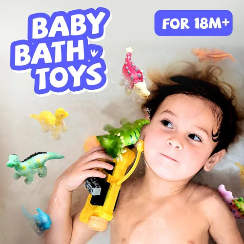 Miniatura 5 de Hely Cancy Juguetes de baño sin moho para niños pequeños de 18 meses