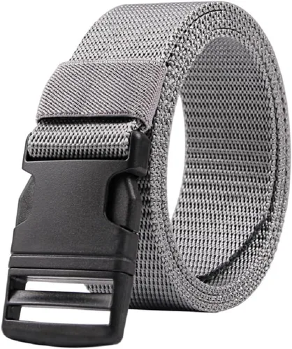 Miniatura 8 de AIBEARTY Cinturón de lona con hebilla ajustable, cintura larga para mujeres, hombres, adolescentes