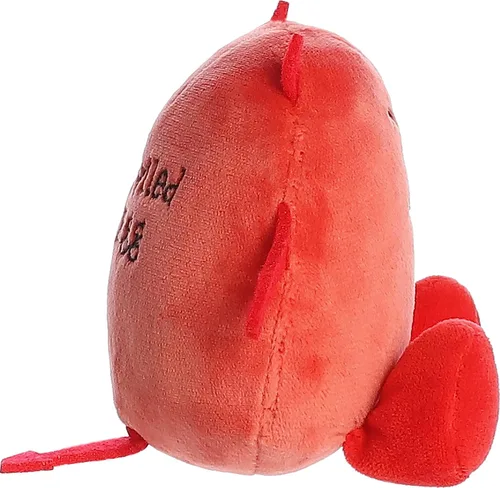 Miniatura 4 de Aurora® Punny Eggspressions™ - Peluche de huevo diabólico - Juego de palabras humorístico - Expresión juguetona - Rojo 3.5 pulgadas