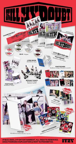 Miniatura 6 de POB ITZY KILL MY DOUBT 7th Mini Album STANDARD D Ver. K-POP SEALED