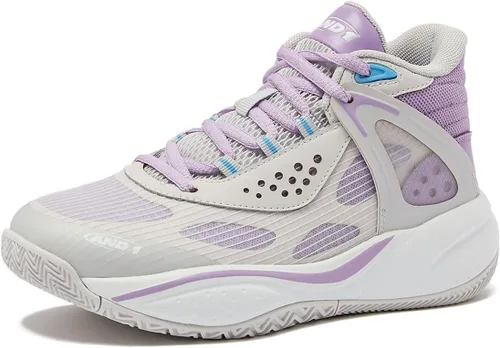 AND1 Revel Mid - Tenis de baloncesto para niños y niñas, tenis de baloncesto para jóvenes, talla 1 a 7 para niños pequeños y grandes
