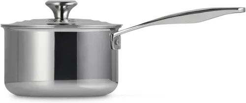 Miniatura 3 de Le Creuset Cacerola de acero inoxidable de tres capas de 2 cuartos de galón