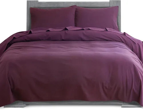 Miniatura 32 de Elegant Comfort Juego de sábanas suaves de franela de 100 % algodón turco, 4 piezas, calidad premium, sábana bajera con bolsillo profundo, ultra