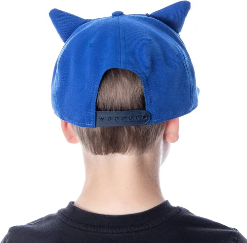 Miniatura 3 de Bioworld Sonic The Eedgehog Hat Bordado 3D Character Face and Earars Snapback Gorra