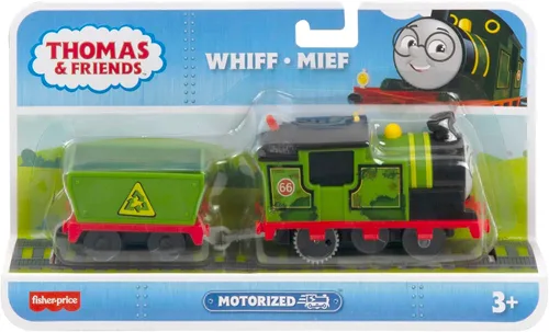 Miniatura 6 de Thomas & Friends Tren de Juguete Motorizado Whiff con Pilas, Motor y Vagón de Carga para Juego de Simulación para Niños en Edad Preescolar a Partir