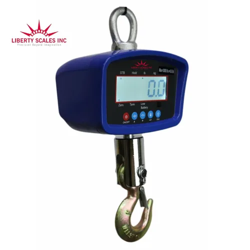 Miniatura 3 de Báscula colgante – Báscula digital industrial de alta resistencia para grúa LCD de uso general mediano para fábrica de granja doméstica – Báscula