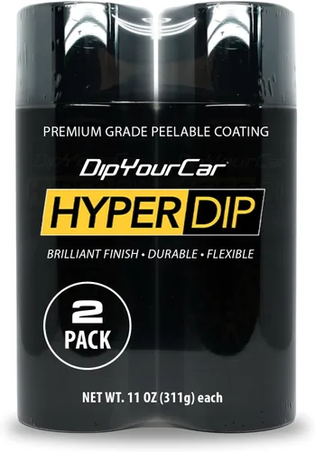 Miniatura 11 de DipYourCar HyperDip Pintura - lata de pintura en aerosol para automóviles con acabado de inmersión - Protección de pintura removible y desprendible