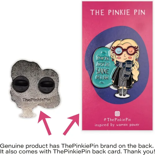 Miniatura 5 de ThePinkiePin Lovegood Luna - Pin esmaltado Con 2 embragues de mariposa Pin de solapa para mochilas, mujeres, colección y exhibición Mercancía