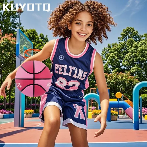 Miniatura 9 de KUYOTQ Kids Toddler Youth Adult Size 3/4/5/6/7 Basketball 22/25.5/27.5/28.5/29.5" Thickened Rubber or Faux Leather Indoor Outdoor Basketball for