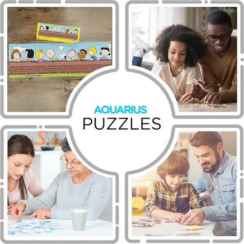 Miniatura 4 de AQUARIUS Peanuts Puzzle (rompecabezas delgado de 1000 piezas) – Mercancía y coleccionables de cacahuetes con licencia oficial – sin deslumbramiento