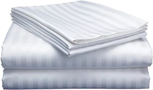 Miniatura 7 de laxlinen Super Suave Calidad 4 Pcs Hoja de cama Set (+ 30 inch) bolsillo extra profundo