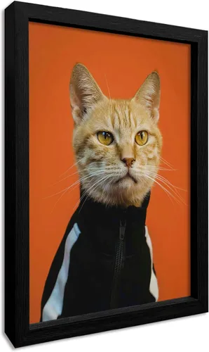 Miniatura 14 de Impresiones de lienzo personalizadas enmarcadas con tus fotos, impresión personalizada de foto a lienzo, regalos para parejas, amigos, familia, Negro