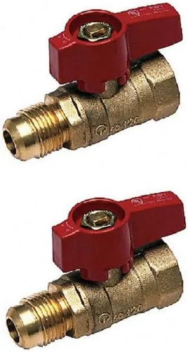 Miniatura 11 de EZ-Fluid 1" FIP X 1" FIP Thread Heavy Duty Brass Gas Shut Off Ball Valve,Quarter Turn Brass Gas Valves for Natural Gas,Propane,Gas Line Fitting