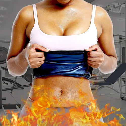 Miniatura 2 de BXVX Cinturón reductor de cintura para sudar, banda de sudor para sauna, cinturón adelgazante para mujeres, grasa del vientre inferior, talla grande