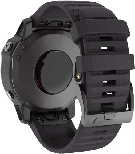 Miniatura 13 de ISABAKE Correa de reloj para Garmin Fenix 7X/Fenix 6X/Fenix 5X, 1.024 in QuickFit Pulsera de silicona para Fenix 8 2.008 in/Enduro 2/3