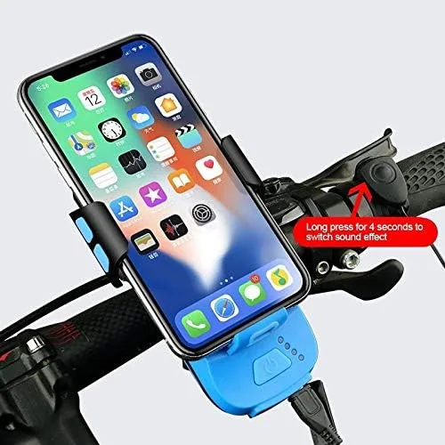 Miniatura 6 de BoxWave Soporte y soporte compatible con ASUS Zenfone 10 - Solar Rejuva Bike Mount (4000 mAh), soporte de bicicleta con banco de energía solar