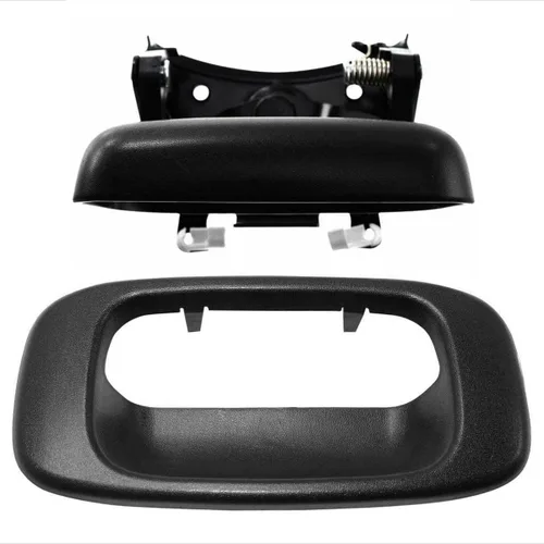Parts N Go Silverado - Conjunto de pestillo para portón trasero 1999-2007 con clips 99-07 Sierra 1500/2500/3500 1500HD 2500-15997911, GM1915105,
