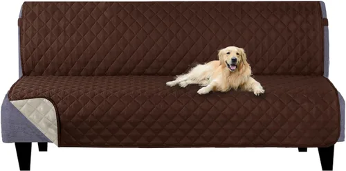 Miniatura 98 de U-NICE HOME Funda de sofá reversible para perros con correas elásticas, resistente al agua, protector de muebles para mascotas, funda de sofá
