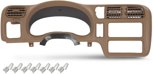 Miniatura 12 de G-PLUS Bisel para panel de salpicadero, compatible con Ford F150 F250 F350 Super Duty 1992 1993 1994 1995 1996 1997 W/cubierta de tablero de motor