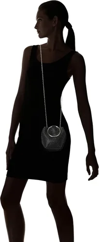 Miniatura 2 de Jessica McClintock Womens Gwen bola malla Anillo Wristlet Pouch Embrague