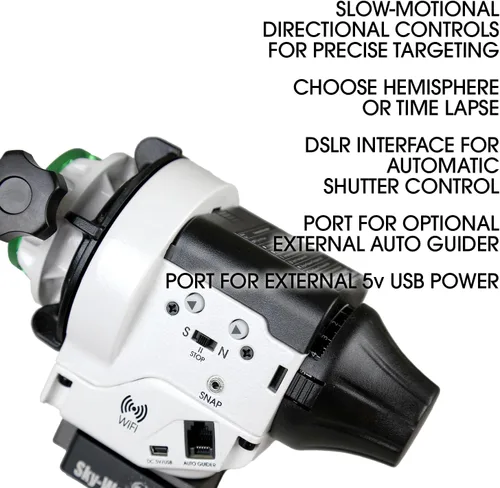 Miniatura 6 de Sky-Watcher Star Adventurer 2i Pro Pack - Rastreador de cielo nocturno motorizado DSLR con montura ecuatorial para paisajes nocturnos portátiles