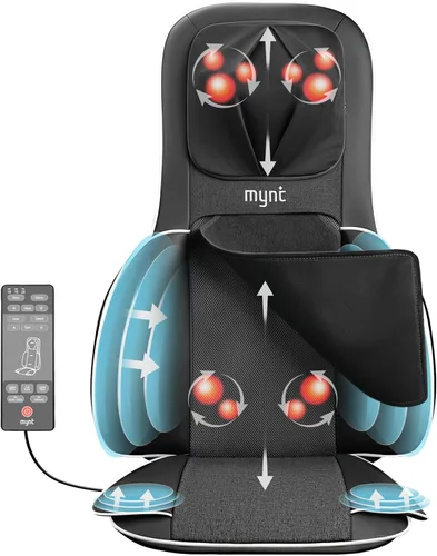 Miniatura 10 de Mynt Elegible para FSA Aprobado por HSA Masajeador Shiatsu de Cuello y Espalda para Silla con 10 Nodos de Amasamiento Profundo, Masaje de Espalda 2D
