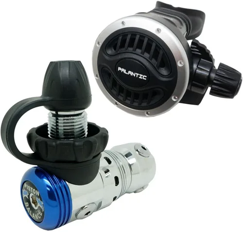 Scuba Choice AS103 DIN Regulator Adjustable Second Stage with 27" Hose, High-Performance Scuba Diving Regulator, Silicone Mouthpiece, Large Purge