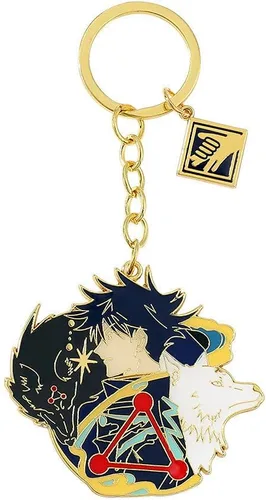 SONGCHANGJEWELRY JJK - Llavero Satoru Figura de anime esmaltado Llavero de joyería para hombres y mujeres