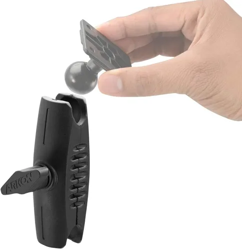 Miniatura 6 de ARKON Mounts - Base de taladro resistente para tableta y eje de montaje robusto, color negro al por menor (SP-RM250)