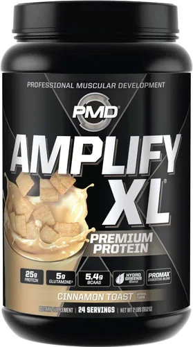 Miniatura 10 de PMD Sports Amplify XL Premium Suplemento de proteína de suero Hydro Greens Blend - Matriz de proteína de glutamina y suero con superalimento
