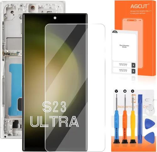 Miniatura 8 de INCELL - Pantalla de repuesto para Samsung Galaxy S23 Ultra LCD S918B SM-S918U LCD digitalizador táctil negro con marco