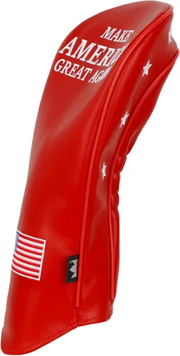 Miniatura 14 de Craftsman Golf Funda para Cabeza de Palo de Cuero Genial Única Protector de Fundas para Driver Se Adapta hasta 460cc Estuche de Viaje Impermeable