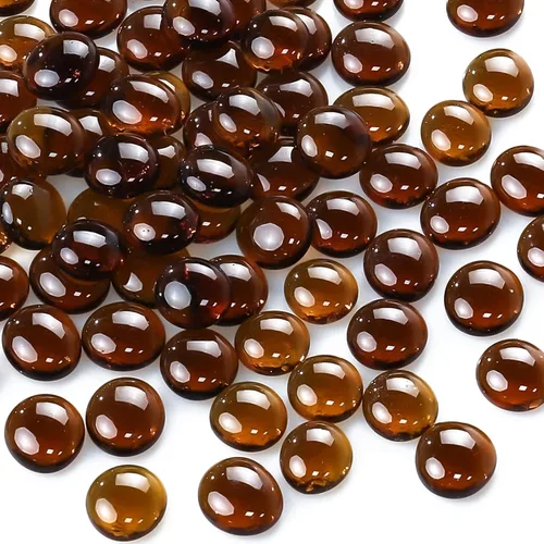CYS EXCEL - Piedras preciosas de cristal para rellenar jarrones | Piedras de mármol planas en múltiples opciones de colores | Piedras preciosas