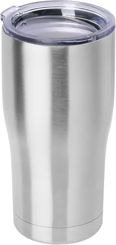 Miniatura 33 de DOMICARE vaso de doble pared con aislamiento al vacío, 20 onzas, con tapa, vaso de viaje de acero inoxidable, vaso de café con recubrimiento