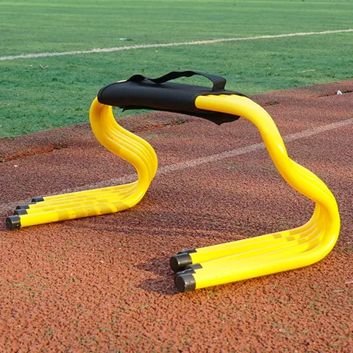 Miniatura 18 de YXXSDP Entrenamiento de velocidad de agilidad obstáculos para atletas, equipo de práctica deportiva portátil multicolor para entrenamiento