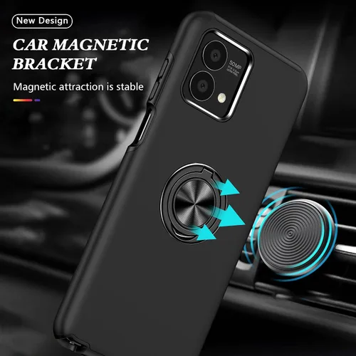 Miniatura 5 de Funda para Moto G Stylus 2023 5G, con 2 protectores de pantalla HD, grado militar, doble a prueba de golpes, funda invisible con función atril
