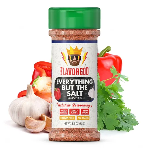 Miniatura 17 de Mezcla de Condimentos con Sabor a Queso de FlavorGod - Mezcla de Especias Premium Totalmente Natural y Saludable para Pollo, Verduras, Ensalada