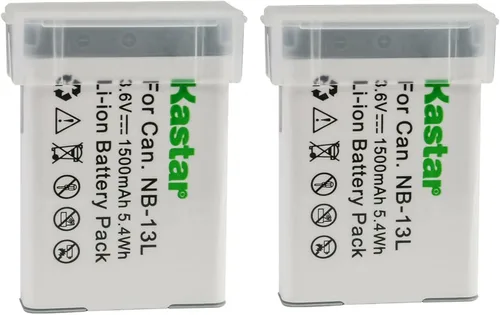 Miniatura 4 de Kastar Paquete de 1 batería NB-13L de 3.6 V 1500 mAh de repuesto para Canon PowerShot SX720 HS, PowerShot SX730 HS, PowerShot SX740 HS, G1 X Mark