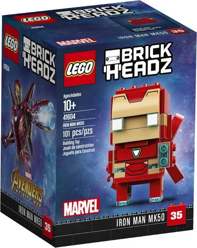 Miniatura 4 de LEGO BrickHeadz Iron Man MK50 41604 Kit de construcción (101 piezas)