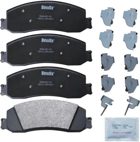Miniatura 183 de Pastillas de freno delanteras cerámicas Bendix Priority1 CFC2302 para Hyundai Elantra 2021, Sonata 2022-2020, Kia K5 2023-2021