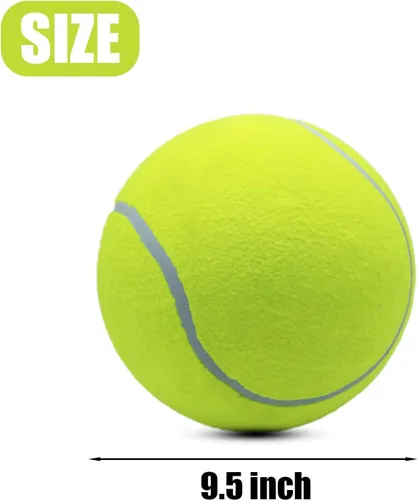 Miniatura 2 de Magicorange Paquete de 4 pelotas de tenis gigantes de 9.5 pulgadas, pelotas de tenis grandes para perros, para deportes al aire libre