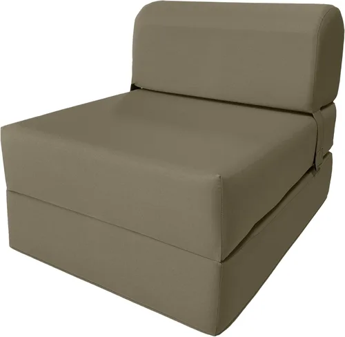 Miniatura 49 de D & D Futon Furniture Chair cama plegable de espuma, sofá de estudio, colchón de espuma doblado (6 x 36 x 70 pulgadas, azul real)