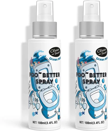 Miniatura 13 de Clean-n-Fresh Aerosol para inodoro, aroma a eucalipto, aceite esencial de plantas 100% natural, ambientadores para baño, más de 400 usos, eliminador