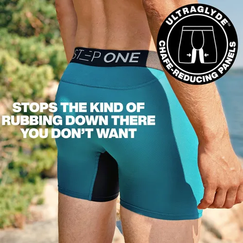 Miniatura 4 de STEP ONE Mens Underwear Trunk Briefs - Underwear for Men, Moisture-Wicking, 3D Pouch + No Ride Up Trunk Briefs for Men