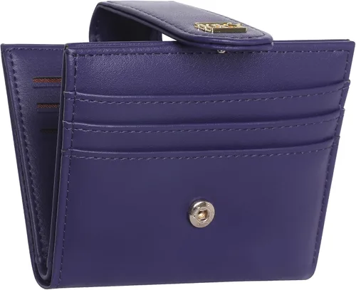 Miniatura 10 de GEEAD - Carteras pequeñas para mujer, diseño delgado plegable con tarjetero, monedero con cremallera minimalista, Verde militar, Minimalista