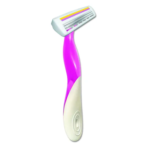 Miniatura 2 de BIC ST3WP41 Soleil Twilight - Maquinilla de afeitar desechable para mujer, 3 cuchillas, rosa/morado (paquete de 4)