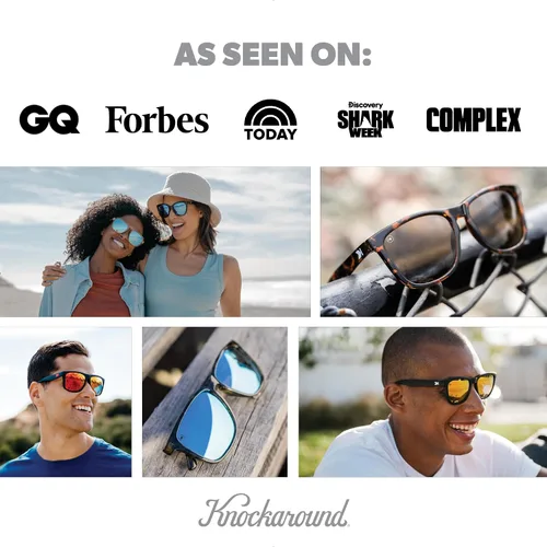 Miniatura 32 de Knockaround Mai Tais - Gafas de sol polarizadas para mujeres y hombres, lentes resistentes a los impactos y protección completa UV400