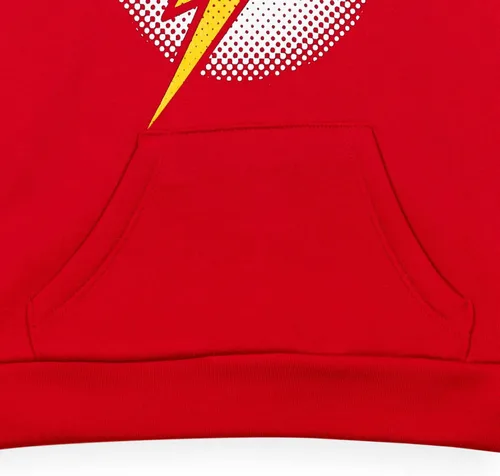 Miniatura 6 de DC Comics Justice League Superman Batman The Flash - Sudadera con capucha de forro polar para niños pequeños a grandes