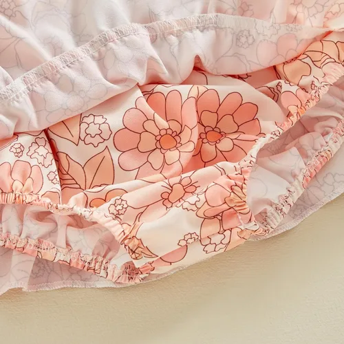 Miniatura 46 de Mameluco de verano para niña, sin mangas, vintage, con burbujas, vestido de mameluco lindo y diadema
